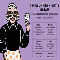 A Midsummer Night's Dream, Anaerobic Natural Chiroso, Colombia (100g glass jar)