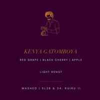 Kenya Gatomboya | Light Roast