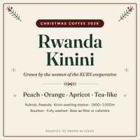 Christmas Coffee: Rwanda Kinini KCRS